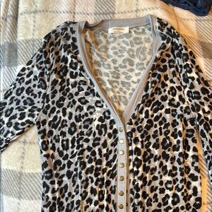 Women's Leopard Print Sweater